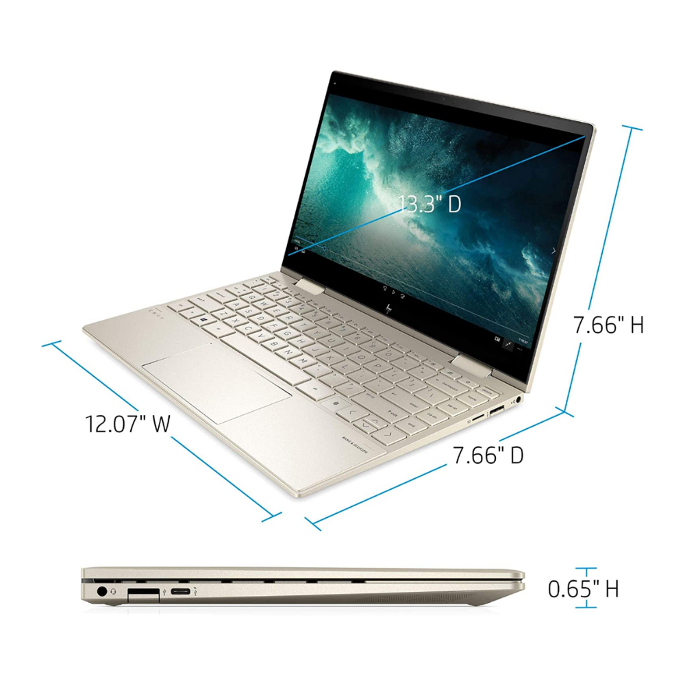 HP ENVY X360 13 INTEL CORE I51135G7, 256GB SSD, 8GB RAM