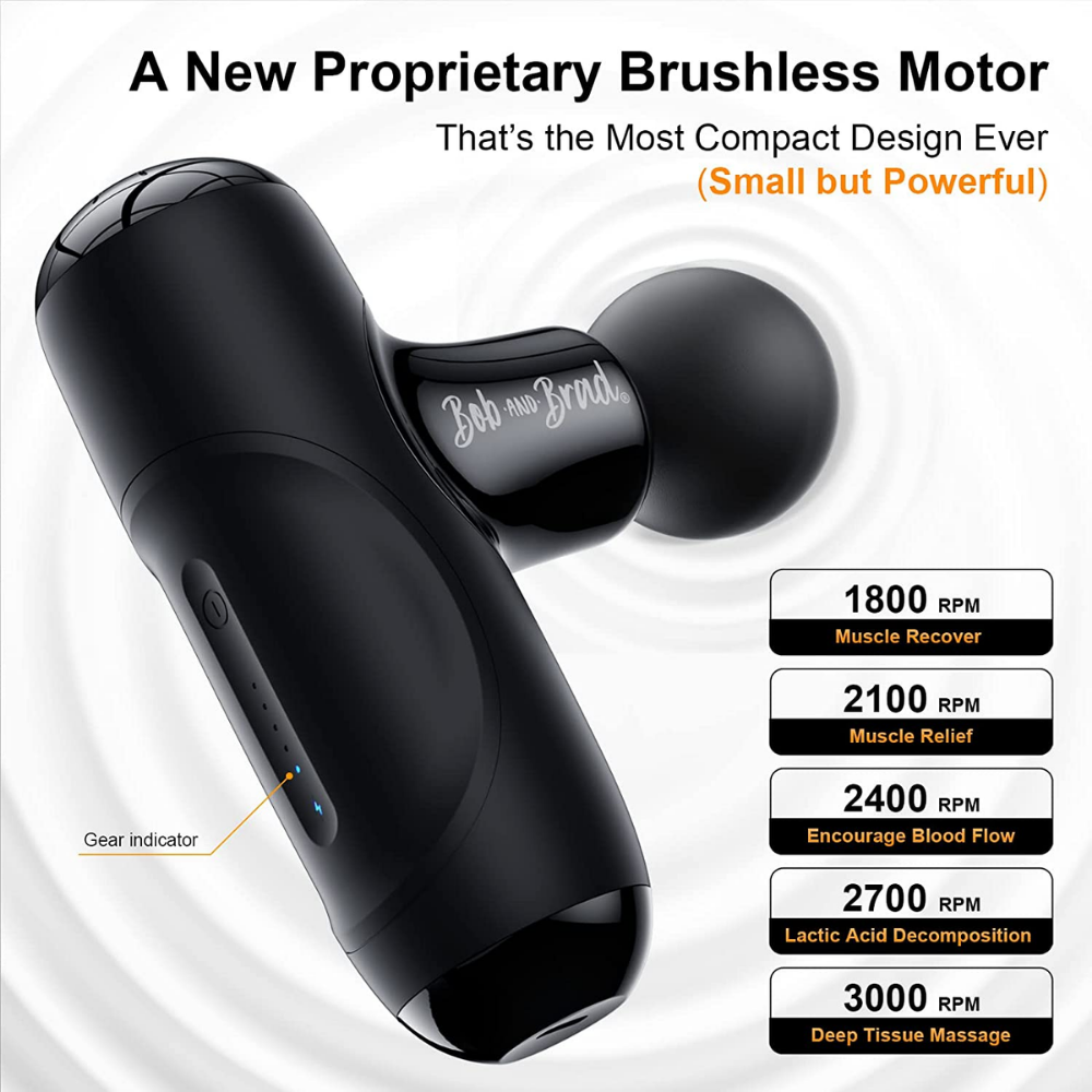 MINI MASSAGE GUN., Devia 20000mAh Mini Massage Gun 25W (Brushless Motor) - Image 3