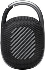JBL Clip 4 Ultra-portable Speaker with Bluetooth, Built-in Battery, Waterproof and Dustproof Feature - Black - Image 3