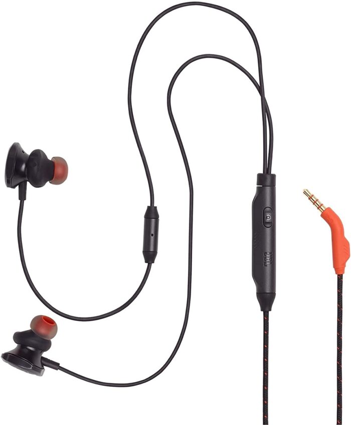 JBL Quantum 50 - Wired in-ear gaming headset with volume slider and mic mute - Image 2