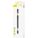 Baseus 2 in 1 Universal Capacitive Stylus and Ball Pen with 1 Extra Stylus Nib for All Apple iPad, Android Smart Phones, Touchscreen Laptops and Tablets.