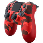 PS4 WIRELESS CONTROLLER RED CAMO