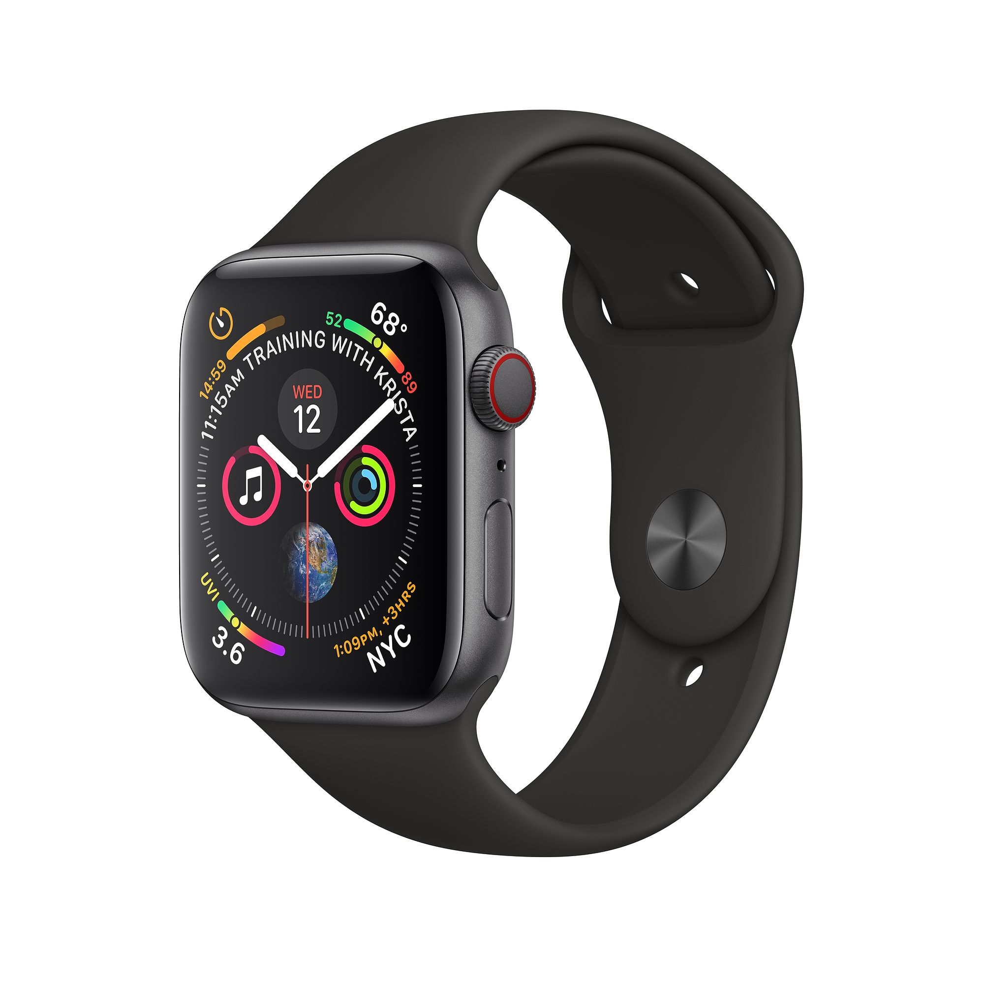 44-alu-space-sport-black-s4-gallery1.jpg APPLE WATCH SERIES 4 40MM (GPS) - Image 2