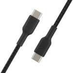 BELKIN USB-C TO USB-C CABLE 1M WHITE/BLACK - Image 3