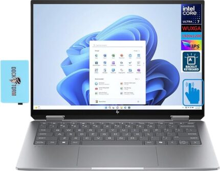 HP ENVY X360 14-FC0023 2 IN 1 CORE ULTRA 7 155U 1TB SSD 16GB 14" WUXGA (1920x1200) TOUCHSCREEN IPS WINDOWS 11 IR WEBCAM METEOR SILVER BACKLIT KEYBOARD (9T8G4UA