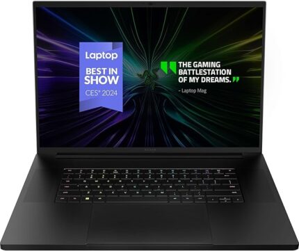 RAZER BLADE 18 {RZ09-0509} - Intel core i9-14900HX, 14THGeneration, Tetracosa-core (24 Core), 2.40 GHz-5.80GHz , 18” QHD+ (2560 x 1600) Screen display 300Hz mini- LED display, 2TB SSD M.2, 32 DDR5 RAM